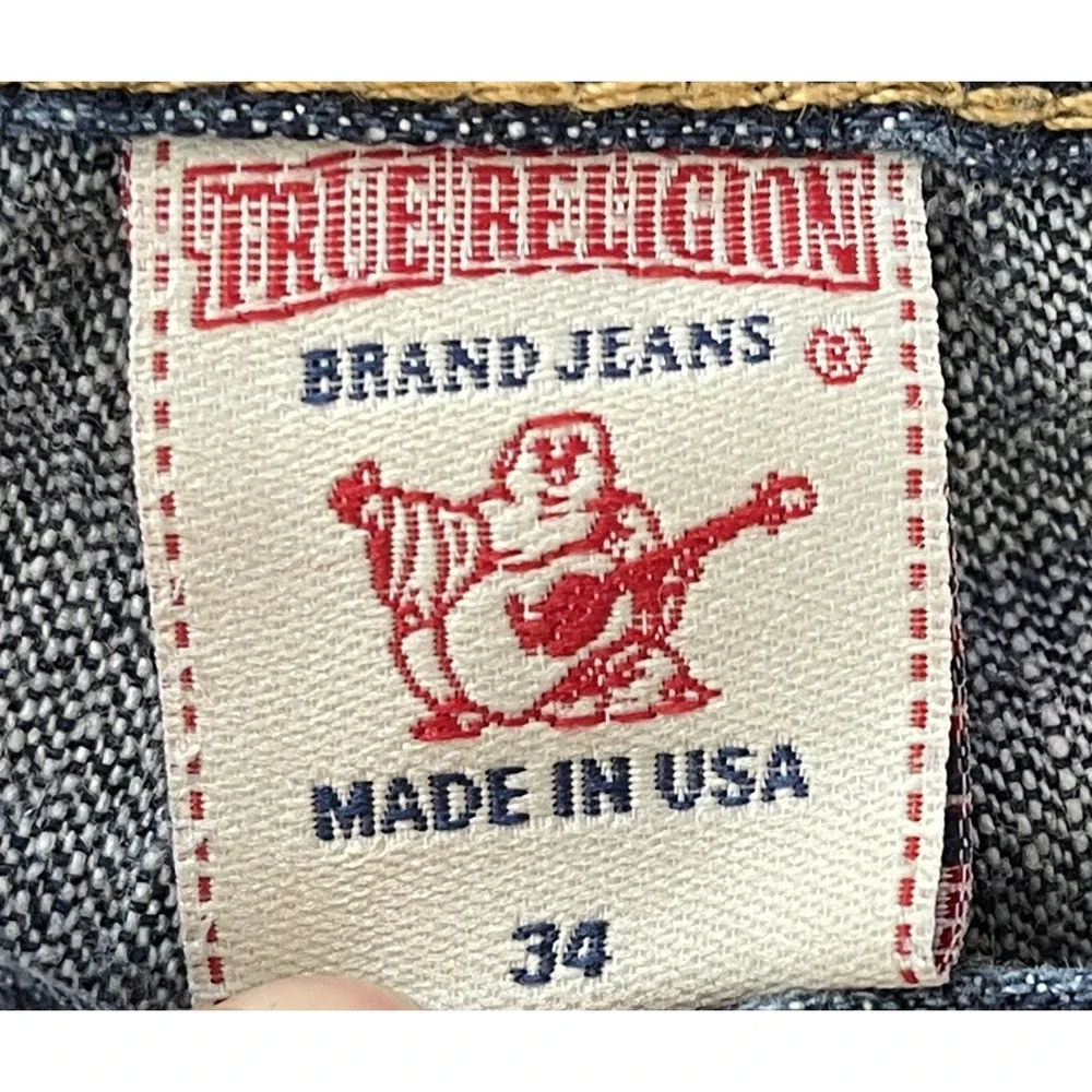 True Religion Originals Billy Flap Jeans Relaxed  Men's 34x34
